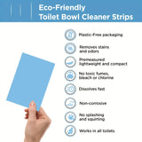 Toilet bowl cleaning strips effectively remove stains and odors