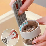 Multi-functional cleaning soft brushes cleaning tools