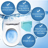 Toilet bowl cleaning strips effectively remove stains and odors