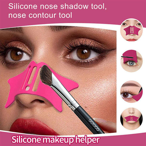Silicone Eye Makeup Nose Shadow Auxiliary
