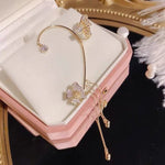 💐Butterfly Tassel Style Zircon Earrings | Perfect Gift 🎁