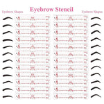 Silicone Eyebrow Stencil Kit