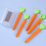 5 PCS Carrot Sealed Clip Organizer with Magnet