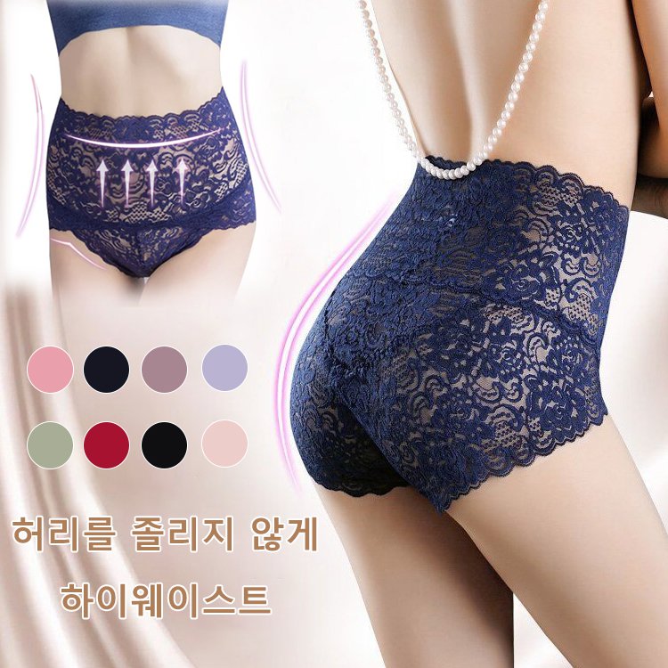 High-waisted lace panties – Unicod