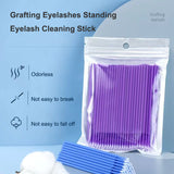 ✨Eyelash Type Eyelash Grafting Eyelash Cleaning Stick Makeup Special Cotton Swab
