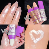 Fairy highlighting pat powder brightening repair bright face lip eye body glitter stage performance nightclub bridal makeup