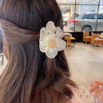 🌻Sunflower ponytail hair rope hair ring Korean-style female hair accessories