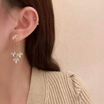 Round Diamond Korean Version Temperament Earrings