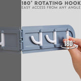 6 Hooks Adhesive Corner Hanger