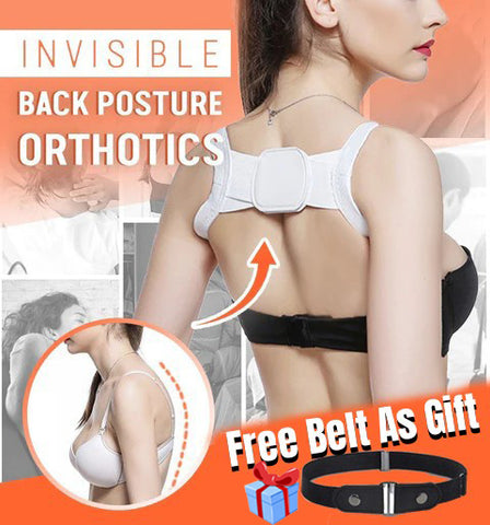 Hot Sale🔥🔥Invisible Back Posture Orthotics（Send 1 Belt）