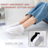 Sweat-absorbent and deodorant cotton socks for men and women (4/6 Pairs)