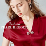 Fashion Pearl Brooch 3Pcs (WHITE & SILVER & CHAMPAGNE)