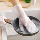 Housework Brush Bowl Shoes Silicone Gloves 1Pair