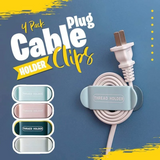Plug Cable Holder Clips 4PCS/SET