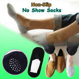 Anti-slip Silicone No Show Socks （3PCS）