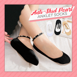 Anti-Slip Pearl Anklet Socks