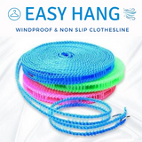 Windproof Non-Slip Clothesline 16 Feet
