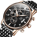 Chronograph Luxury Quartz Wrist Watch