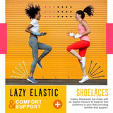 12/24pcs Pack Lazy Elastic Shoelaces