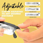 Focus Adjustable Eyeglasses -6 To +3 Diopters Myopia Glasses Reading Glasses
