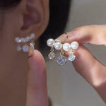 Double-sided Diamond Earrings