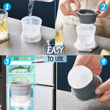 Silicone Spherical Ice Cube Mould