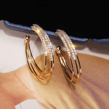 Gorgeous Diamond Five Pearl Earrings