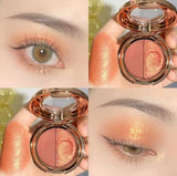 Korean trendy two-color eye shadow charming eye makeup palette