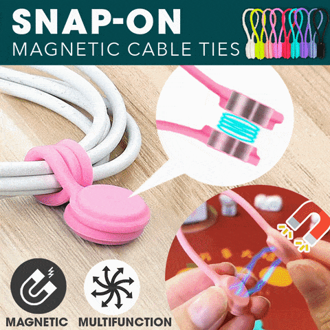 Magnetic Twist Ties ❤️ (3 PCS)