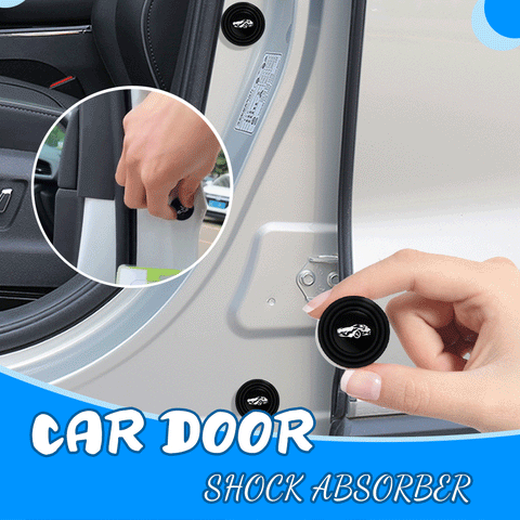 Car door shock-absorbing and silent gasket