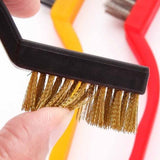 Gas Stove Cleaning Brush Kitchen Range Hood Degreasing Decontamination Stove Cleaning Tool Steel Wire Small Brush
