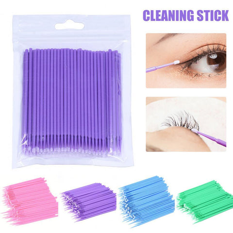 ✨Eyelash Type Eyelash Grafting Eyelash Cleaning Stick Makeup Special Cotton Swab