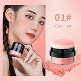 Korean trend blush rouge powder air cushion blush mushroom head lasting