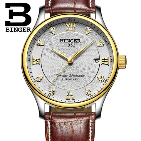 Genuine Luxury Switzerland Leather Belt Quartz Watch