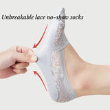 Fashion Women Summer Socks Style Lace Flower Short Sock Antiskid Invisible Ankle Socks