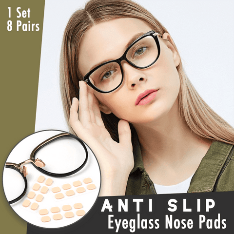 Anti-Slip Eyeglass Nose Pads (8 Pairs/Set)