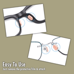 Anti-Slip Eyeglass Nose Pads (8 Pairs/Set)