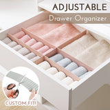Free Combination Adjustable Drawer Organizer (44cm x 7cm/Pcs-4Pcs/Set)